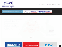 Tablet Screenshot of derinmuh.com